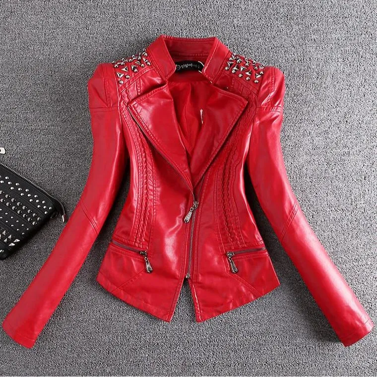 Женская модель! Новинка 2020 демисезонные Мотоциклетные Куртки из искусственной