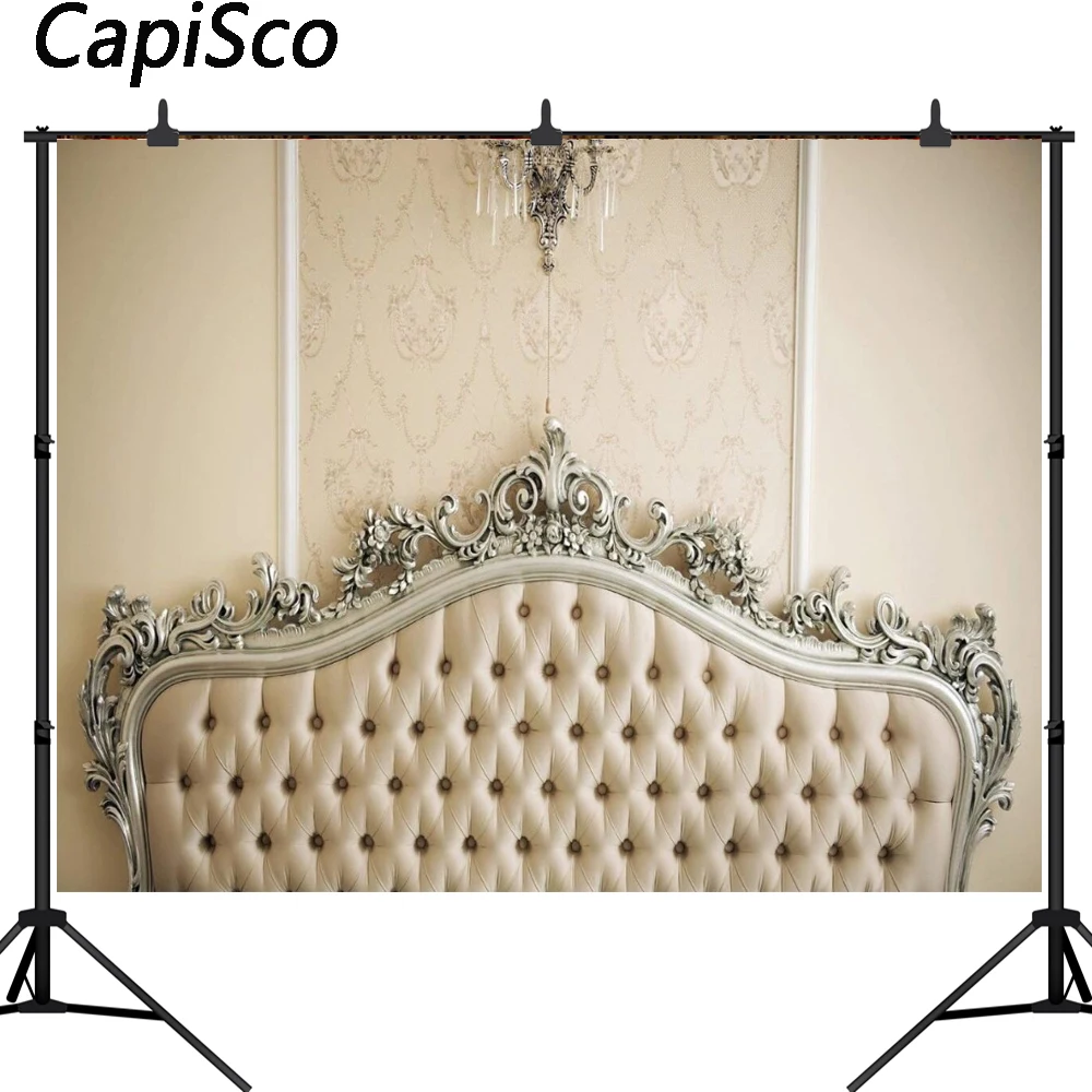 Capisco фон для фотосъемки новорожденных детей фотосессии изголовья кровати