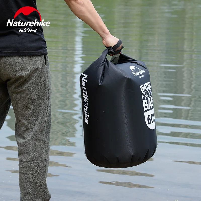 Водонепроницаемая уличная сумка NatureHike легкий походный мешок с прозрачным
