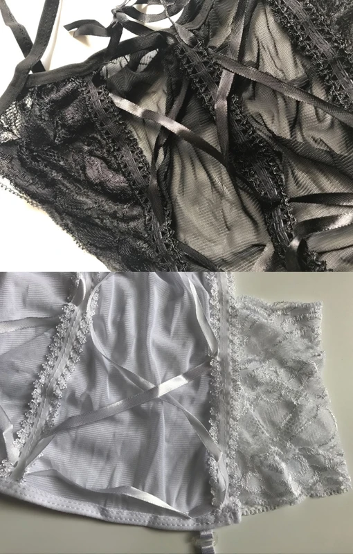 Сексуальное красивое кружевное белье, прозрачная Пижама, ночная рубашка, платье с подвязками, белое платье для куклы, боди, чулки, 6636