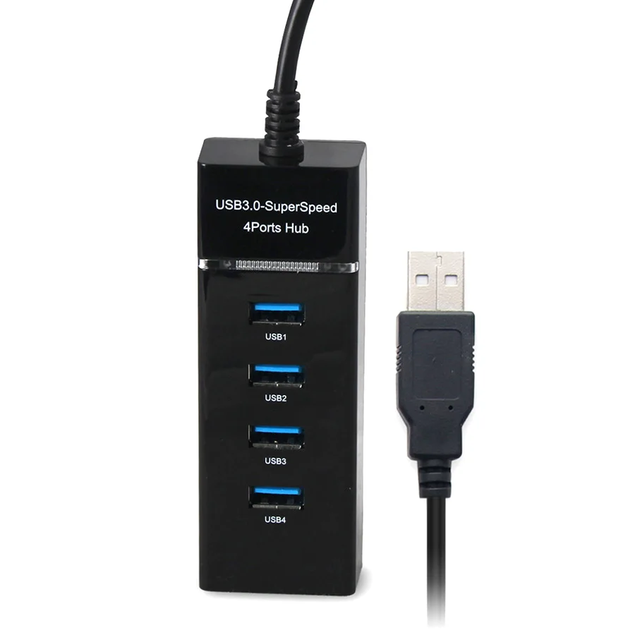 4 в 1 USB 3,0 Супер скорость до 5 Гбит/с 4 порта usb-хаб сплиттер черный адаптер для PS4/для SLIM/для PRO