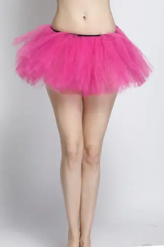 5-слойная юбка-пачка из тюля для взрослых женщин юбка-американка танцев неоновая