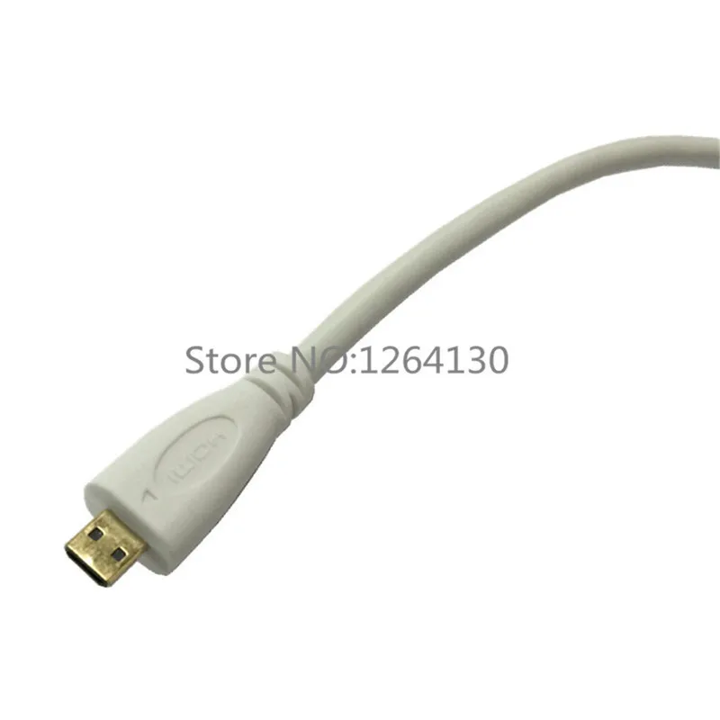 Кабель преобразователь Micro HDMI совместимый с гнездом VGA шнур 1080P со встроенным