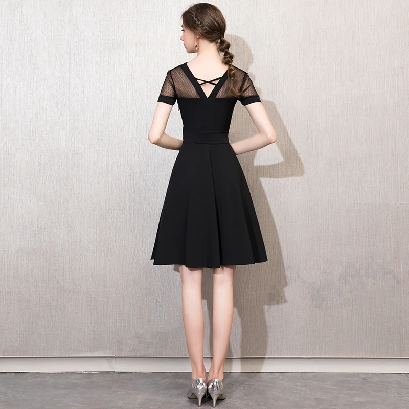 weiyin Cocktail Dresses 2018 Sexy Prom elegant Women Party Dress Cheap Above Knee Mini Robe De Gowns WY753 | Свадьбы и торжества