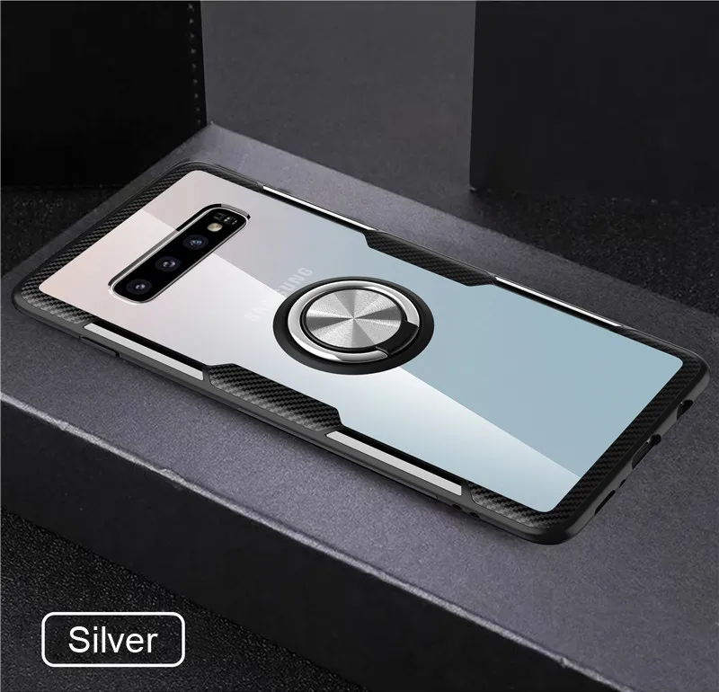 S10 чехол для samsung Galaxy S10 S9Plus Note9 автомобильный магнитный держатель-кольцо для пальца подставка задняя крышка для samsung S10 Plus чехол S10Lite