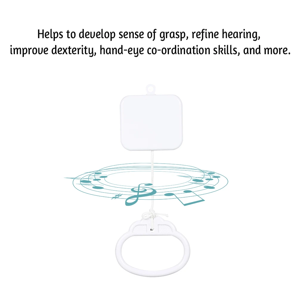 Музыкальный шнур Pull String для детской кроватки спальной колокольчик высокое