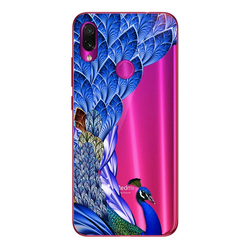 Geruide 6.3 For xiaomi redmi note 7 Case Cover, Printed Soft Silicon TPU Back Cover Case For xiaomi redmi note 7 pro Phone Cases