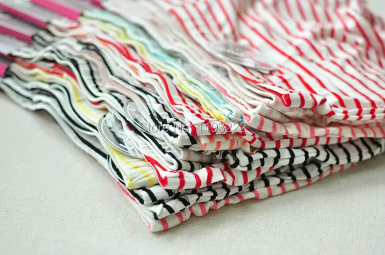 Женские повседневные свободные шорты из модала и хлопка в полоску с эластичной