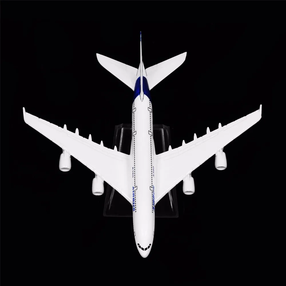 1:400 16 см Airbus A380 металлическая модель самолета украшение офиса игрушка идея