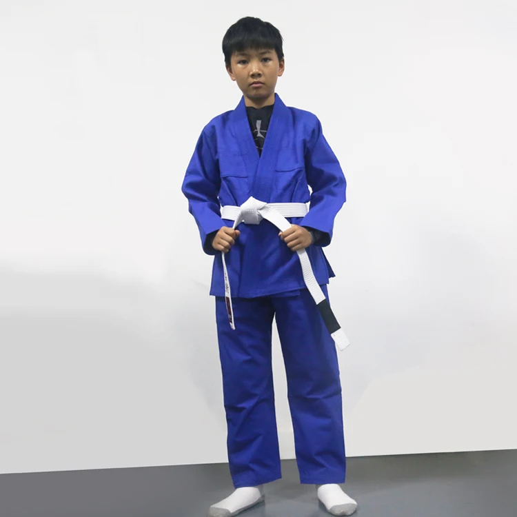 Детское тренировочное кимоно для бразильского джиу джитсу без рисунка bjj gi|bjj