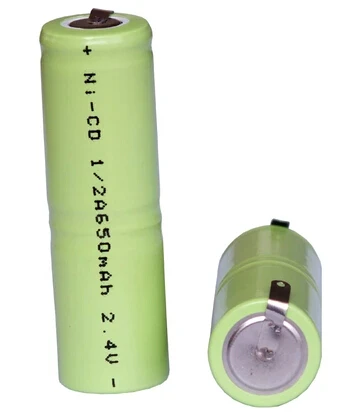 2 шт./лот 2,4 v 1/2A 650mah бритвенная батарея ni-cd аккумуляторная батарея