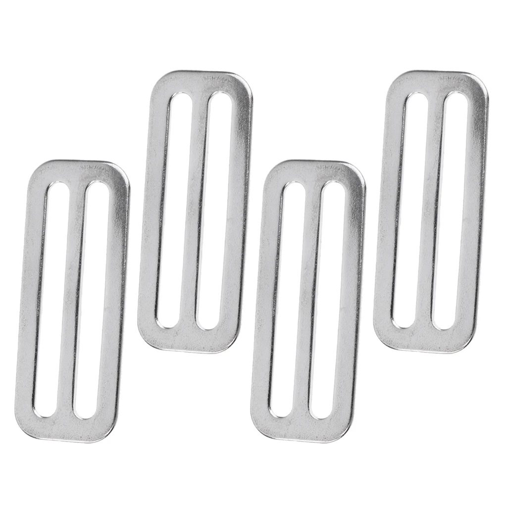

4pcs Scuba Diving 2 inch Weight Belt Slide 316 Stainless Steel Stopper Keeper Water Sports Swimming Dive Surfing Accessories