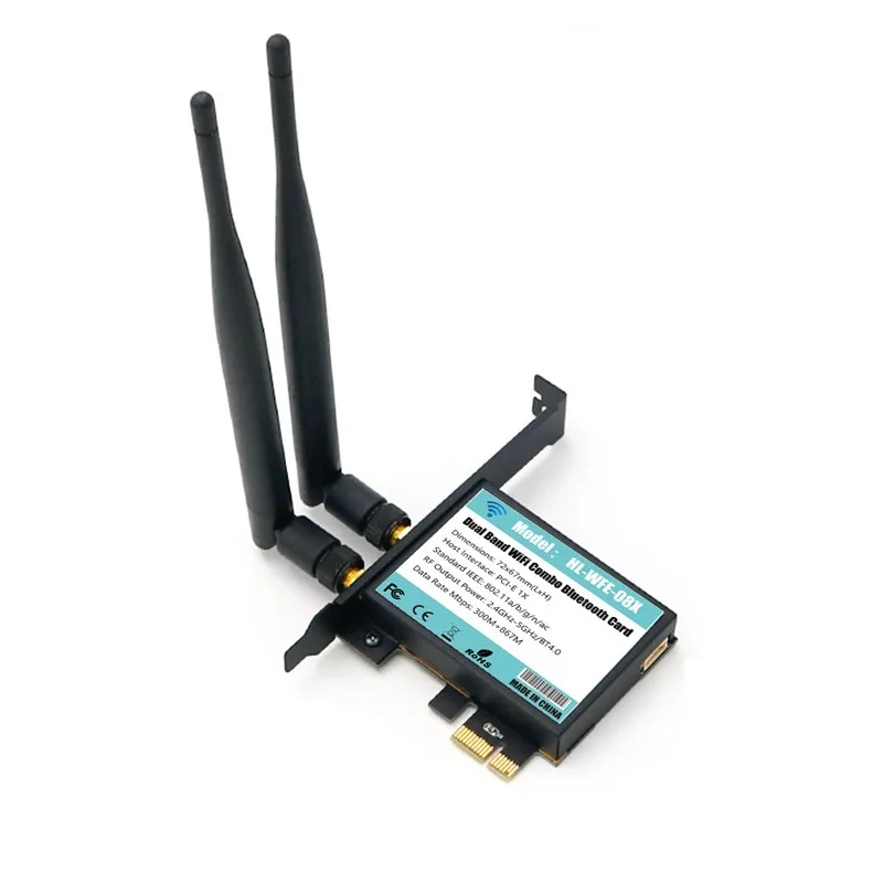 Ethernet Wi-Fi сетевая карта 7265 модуль к PCI-E 1X адаптер Bluetooth 4 0 двухдиапазонный 2 ГГц 5