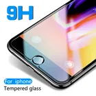 9H защитное закаленное стекло для телефона iPhone 8 7 6 6s Plus X XS MAX XR Защитное стекло для экрана на iPhone 5 5S SE 4 4S стекло