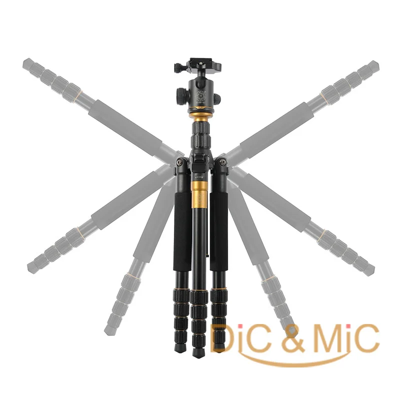 DHL Q666 Pro QZSD-02 Professional Photographic Portable Tripod &amp Monopod Set For Digital SLR Camera Only 35cm Load Bearing 15Kg |