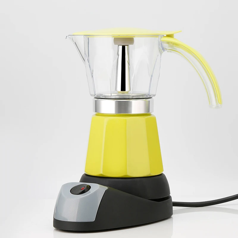 Портативная электрическая Кофеварка YRP 6 чашек для приготовления эспрессо Моки