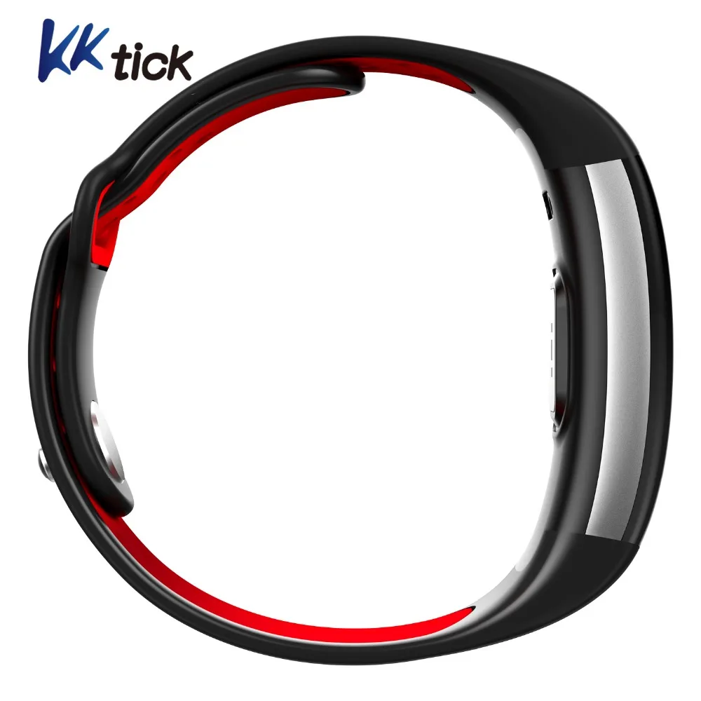 KKTICK Q6 Смарт Браслет монитор сердечного ритма фитнес браслет сообщение
