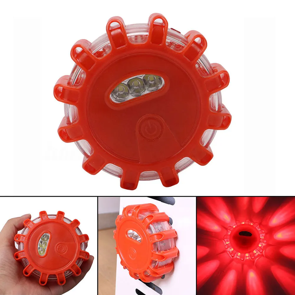 

Hot 1pc/3pcs LED Road Flares Flashing Warning Roadside Safety Light for Car Truck JLD