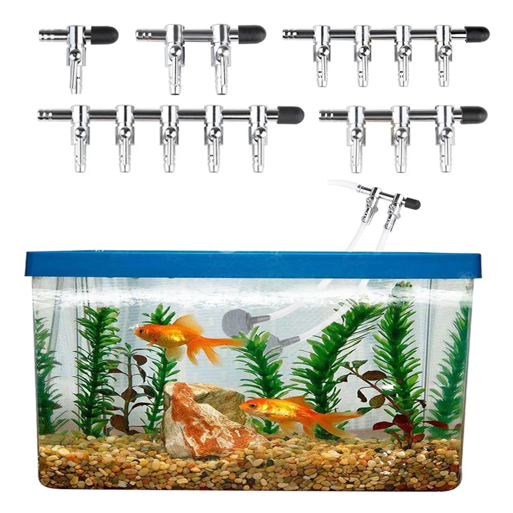 Аквариумный аквариум из нержавеющей стали дистрибьютор кислородный насос