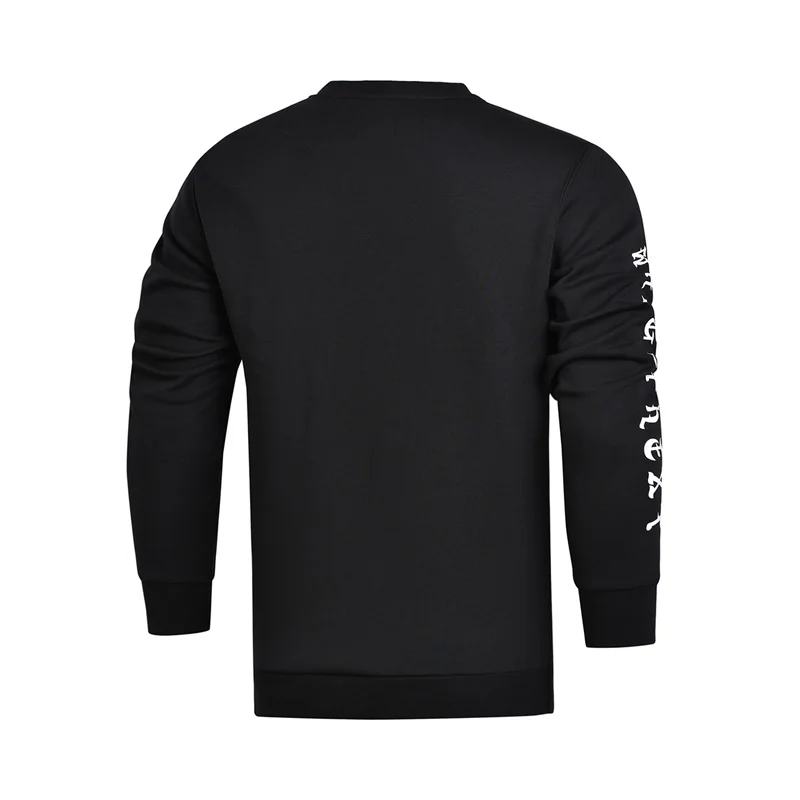 Li Ning мужской баскетбольный свитер серии BAD FIVE обычный крой 66% хлопок 34% полиэстер