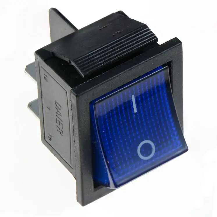 Большой переключатель вкл/выкл с подсветкой 5 шт. красный синий зеленый желтый 20 А