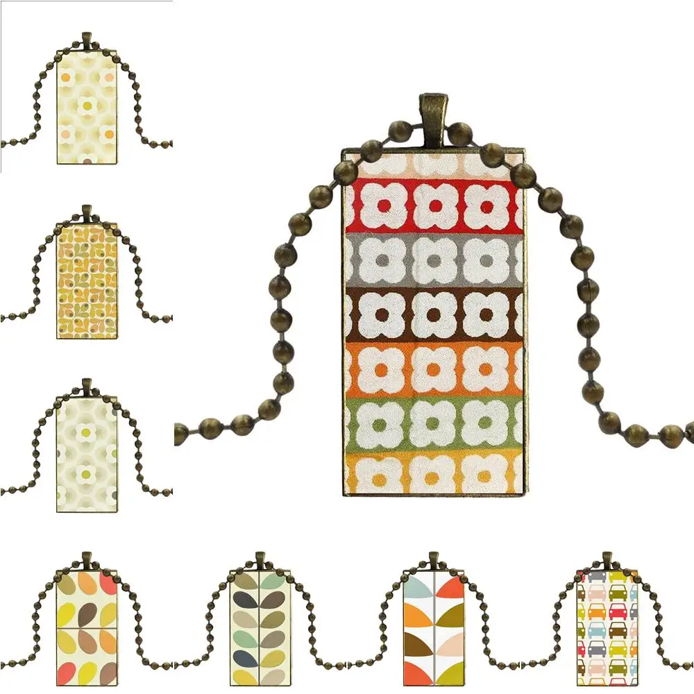 EJ glaze подарок на день Святого Валентина многоствольное ожерелье Orla Kiely Folio модная