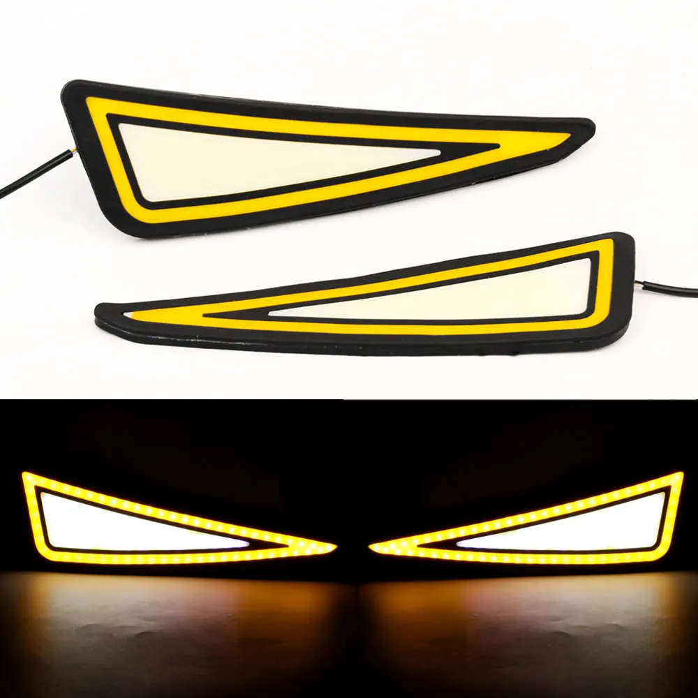 

Автомобильный Стайлинг DRL светодиодный ные гибкие дневные ходовые огсветильник автомобильный фонарь поворотный сигнал водонепроницаемый 12 В DRL Универсальный DRL