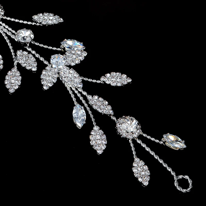

Wedding Hair Accessories HADIYANA Flower Design Cubic Zirconia Elegant Luxury For Women High Quality BC4659 Accesorios Mujer