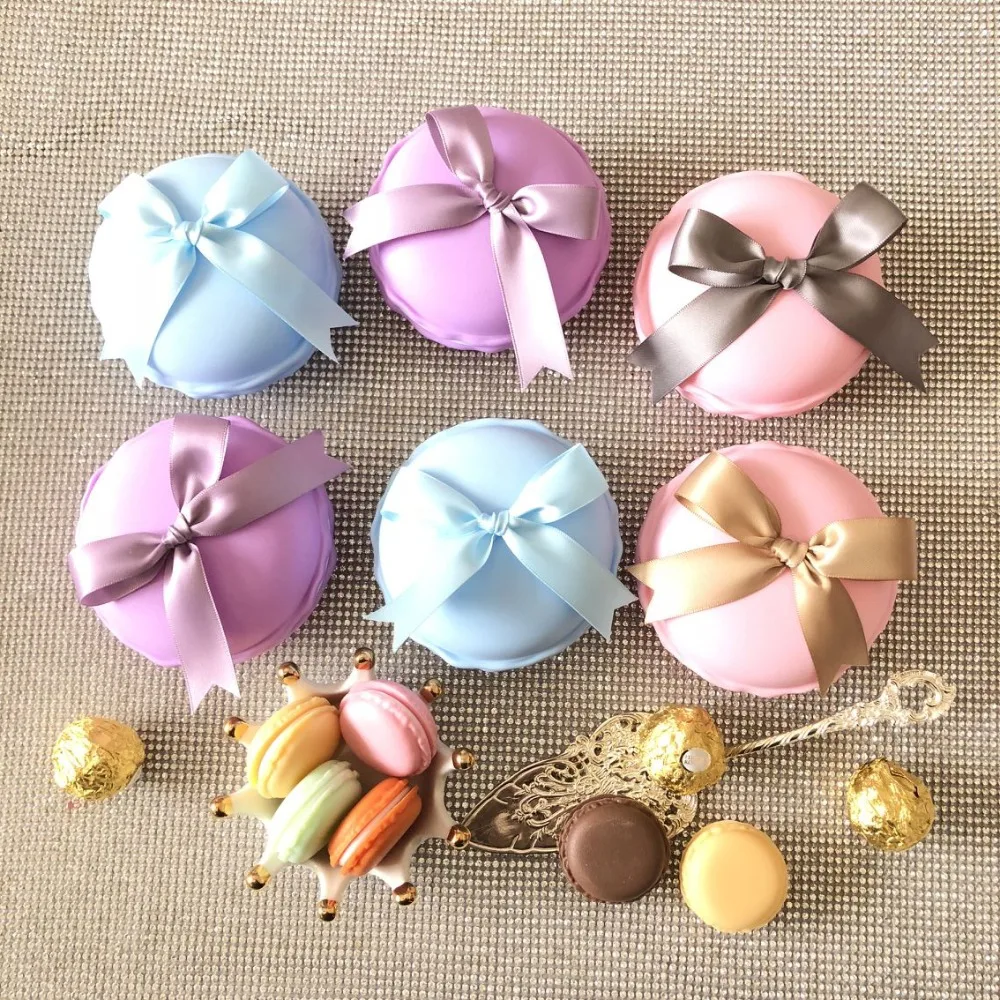Avebien миниатюрные туфли в стиле Macaron оригинального дизайна коробка конфет День рождения Декорации для детей сувенир с душем Свадебные украшения с лентой