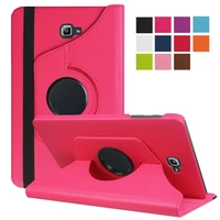 360 degree rotating stand leather protective cover case for samsung galaxy tab a 10 1 sm t580 sm t585