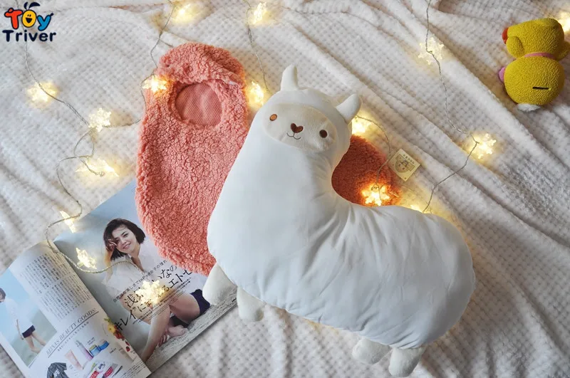 Kawaii из альпаки овечий ягненок плюшевая игрушка Triver Подушка Мягкие животные куклы детские игрушки подарок на день рождения Домашний декор