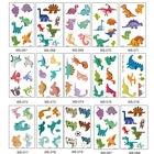 13 стилей милый мультяшный динозавр тату наклейка детский подарок на день рождения динозавр украшение для вечеринки боди-арт водонепроницаемый временный Q