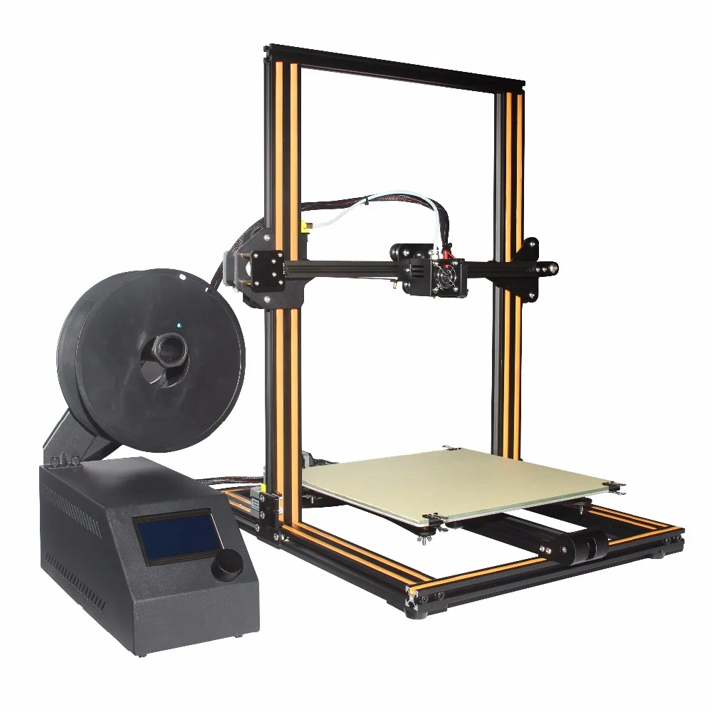 Creality CR-10-plus большой размер печати DIY настольный 3d принтер печать различные нити с подогревом кровать