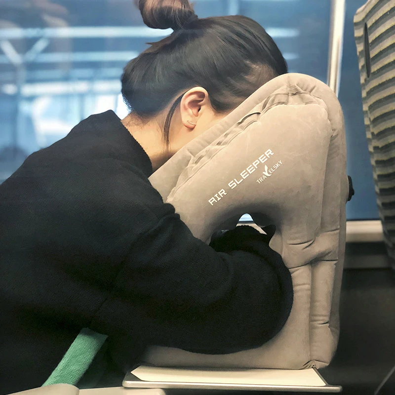 Надувная портативная подушка для путешествий мягкие надувные дорожные подушки