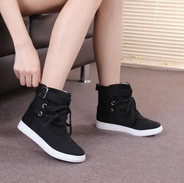 

XDA 2018 new style fashion casual boots Ladies Round head Lace Up flats shoes women ankle boots free shipping