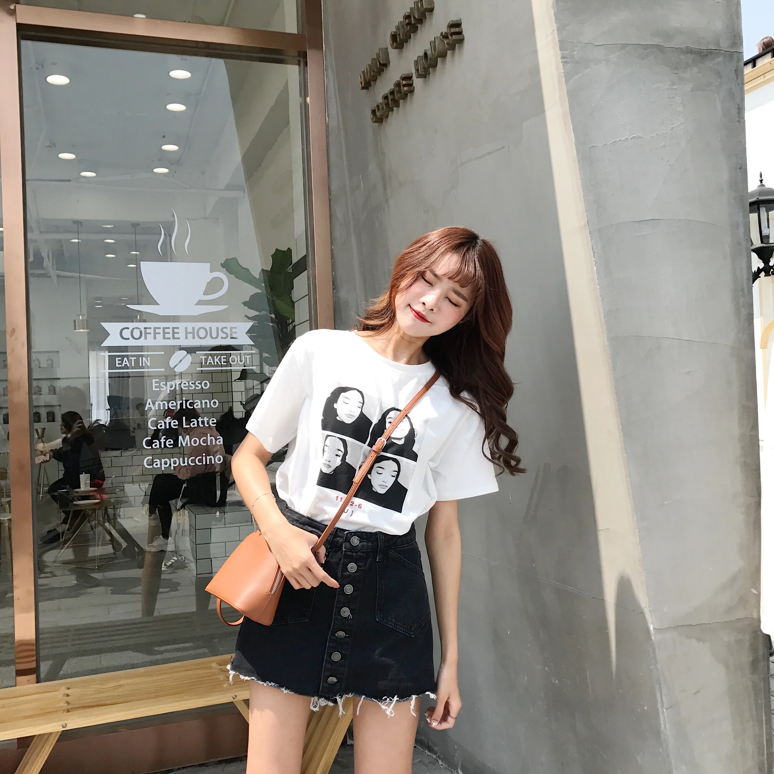 Черные короткие узкие джинсовые хлопковые однотонные шорты юбки уличная одежда