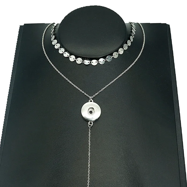 Новая красивая модная Посеребренная и золотая цепочка DJ0153 ожерелье с защелкой 30