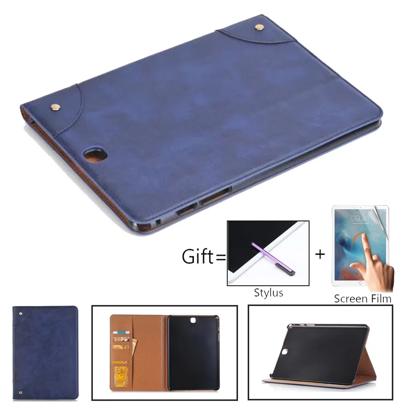 Чехол из искусственной кожи в стиле ретро для Samsung Galaxy Tab A 9 7 дюйма T550 T555 P550 P555