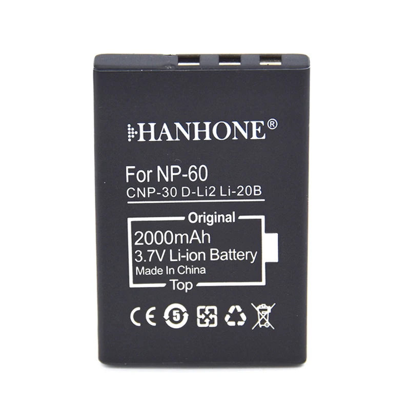 2 шт. 2000 мАч фонарь NP60 FNP60 SLB 1137 фонарик 1037 F50I F401 F501 ZOOM F410 F601Z F601 | Электроника