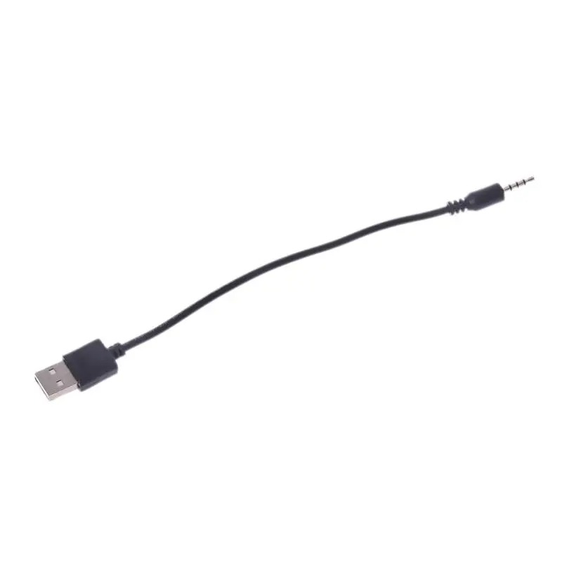 USB штекер-штекер 3 5 мм Кабель-адаптер аудио стерео разъем для наушников MP3 MP4