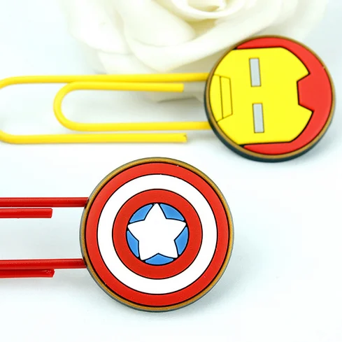 5 шт./компл. креативный мультфильм Мстители милый Тор Человек паук Железный