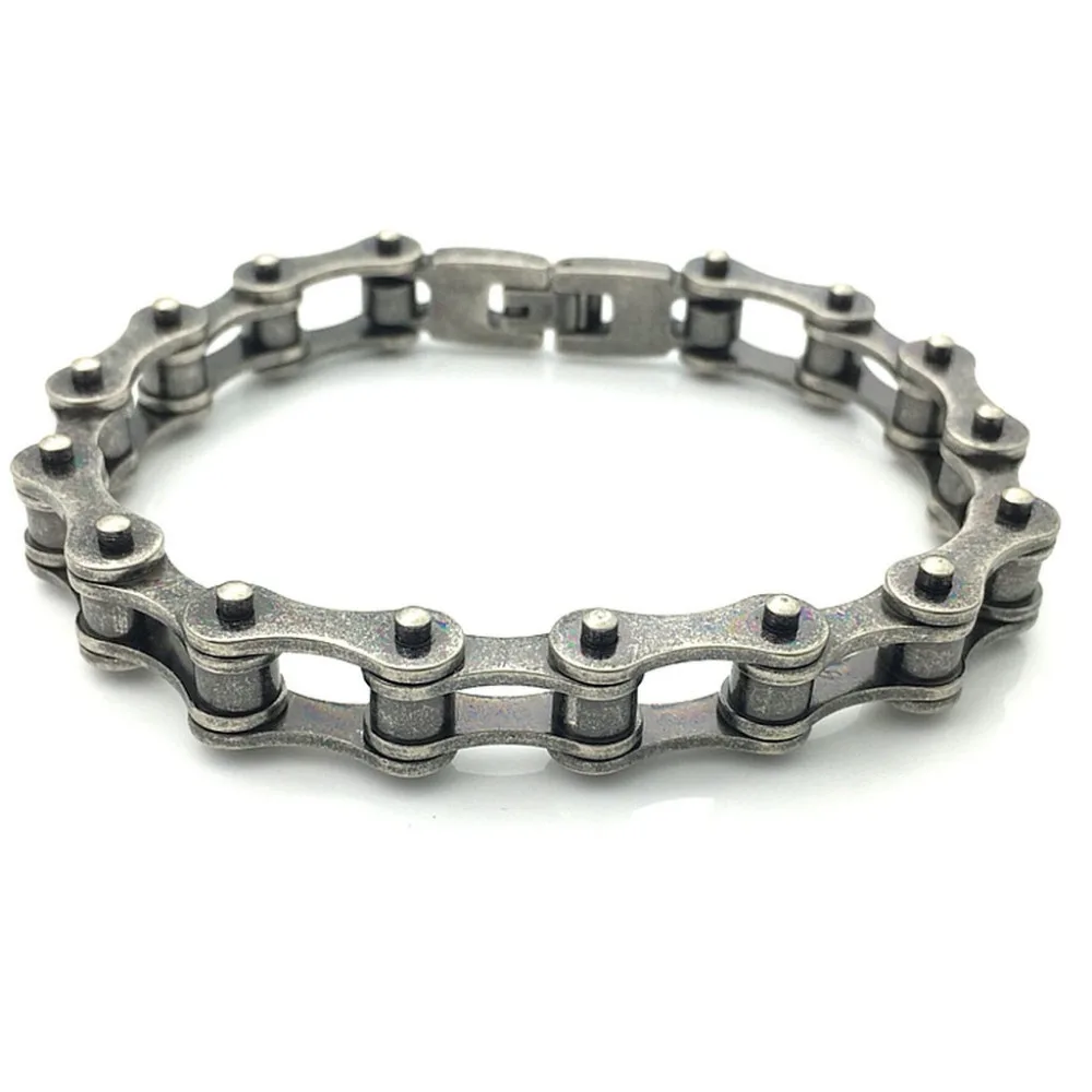 Новые модные браслеты из нержавеющей стали для мужчин езды на мотоцикле