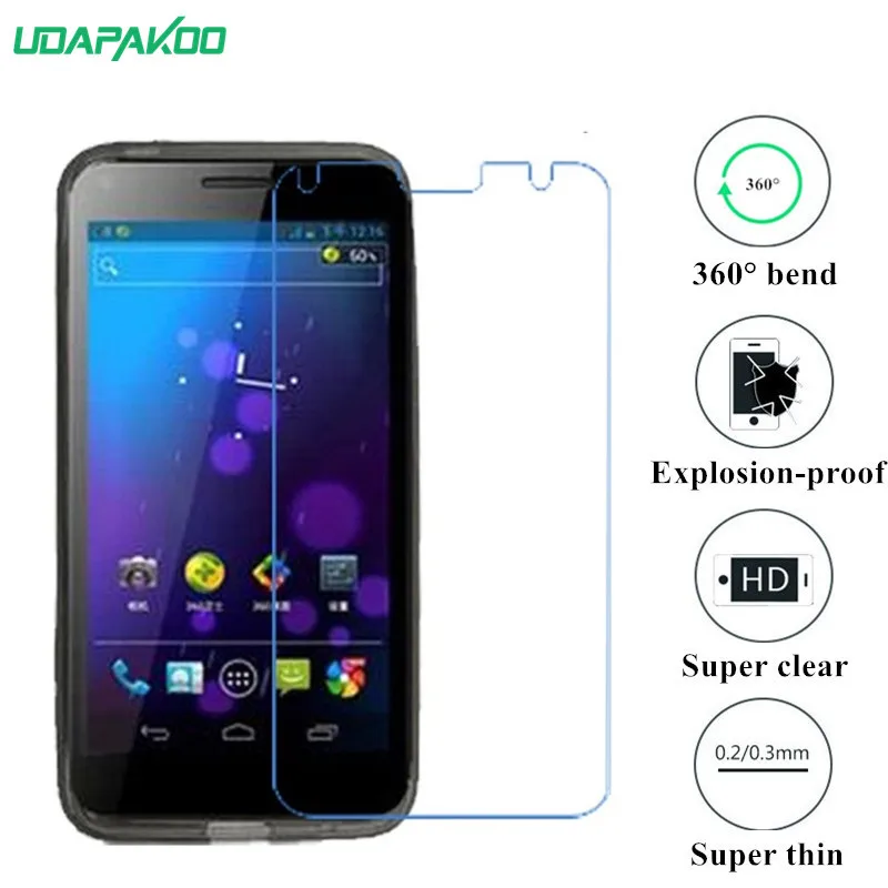 Udapakoo Прозрачная закаленное (мягкое стекло) пленка для Alcatel One Touch Idol 2 Mini 6016 нано
