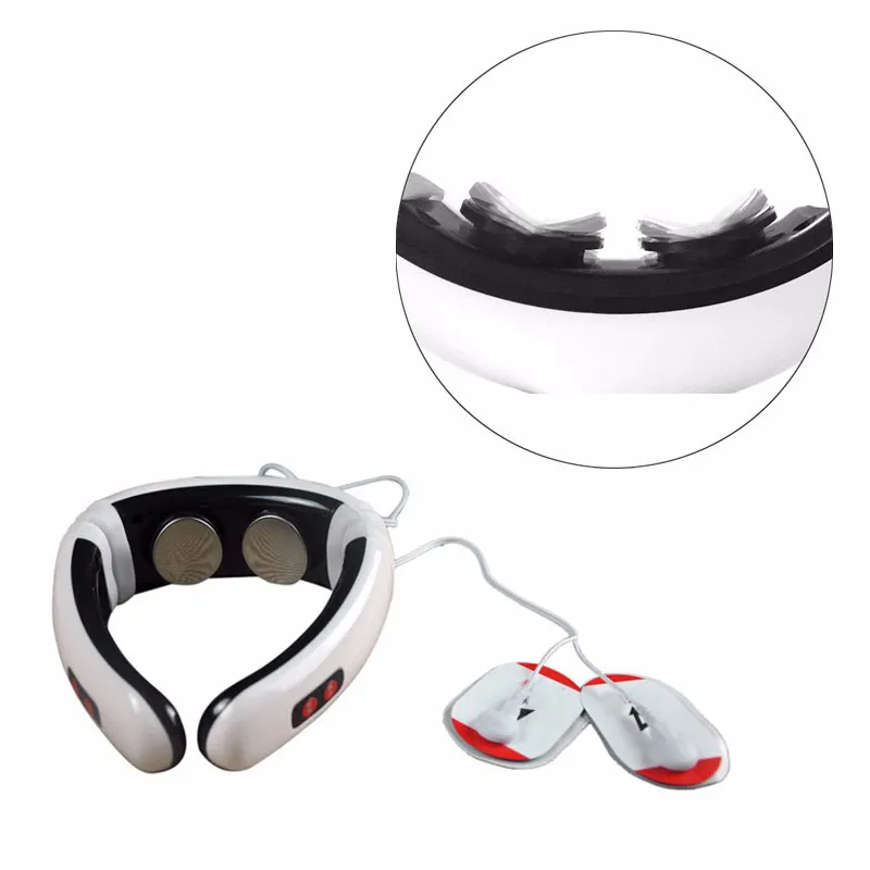 Electric Neck Massager Magnetic Cervical Vertebra Therapy Instrument For Promote Necks Blood Circulation Relieve Fatigue WS99