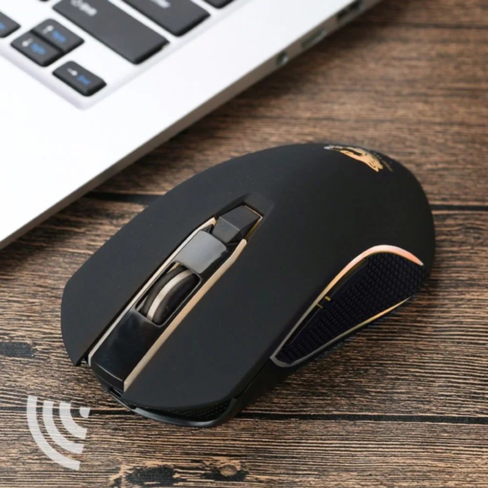 X9 Перезаряжаемые игра Мышь Беспроводной Bluetooth 2 функции Мышь геймер бесшумный светодиодный игровой клавиатурой с подсветкой Мышь