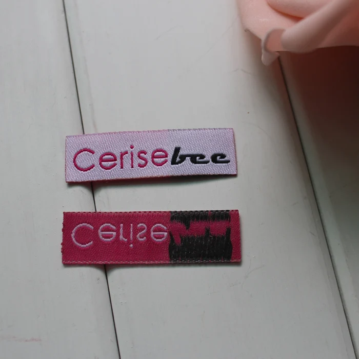 Заказная ткань железо на этикетках клей для марок задняя сторона фирменная