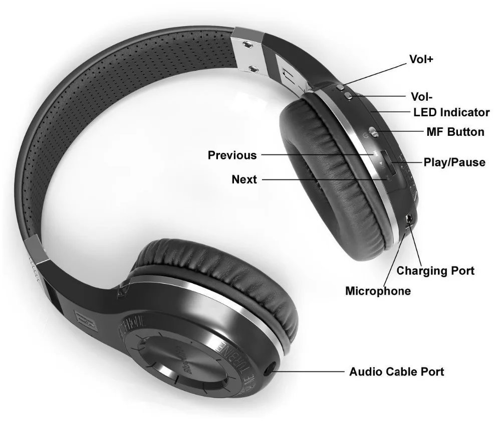 Беспроводные наушники HT Bluetooth 5 0 стереонаушники со встроенным микрофоном звонки