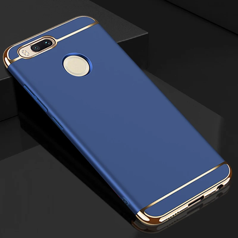 YUETUO luxury hard plastic phone back etui,coque,cover,case for xiaomi mi 5x mi5x mi a1 mia1 mi5 x 5 a 1 accessories 3 in 1
