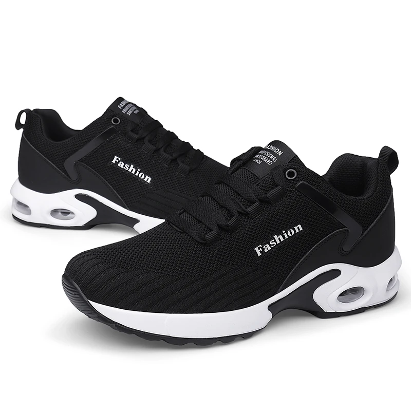 KIIYILALA Fly Fabric Sneakers Running Shoes Breathable Sport Flexible MD Trainer Woman Man Black Big Size Chaussures Femme | Спорт и