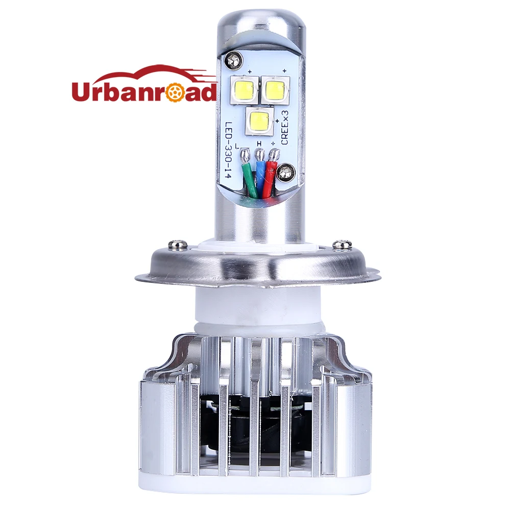 Лампа светодиодная для мотоцикла 12 В H4 h4 p43t 30 Вт|h4 p43t|12v h4h4 led motorcycle headlight |